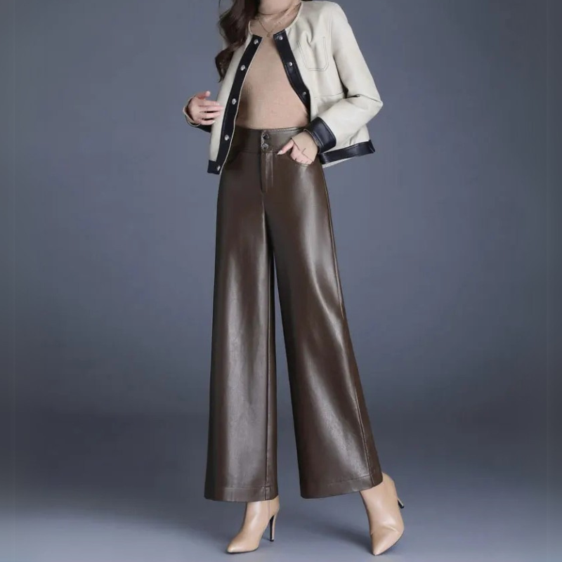 Oriana Leather Pants