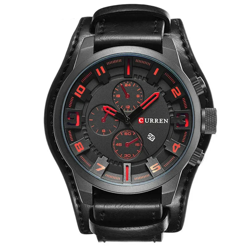 Titan Leather Chrono