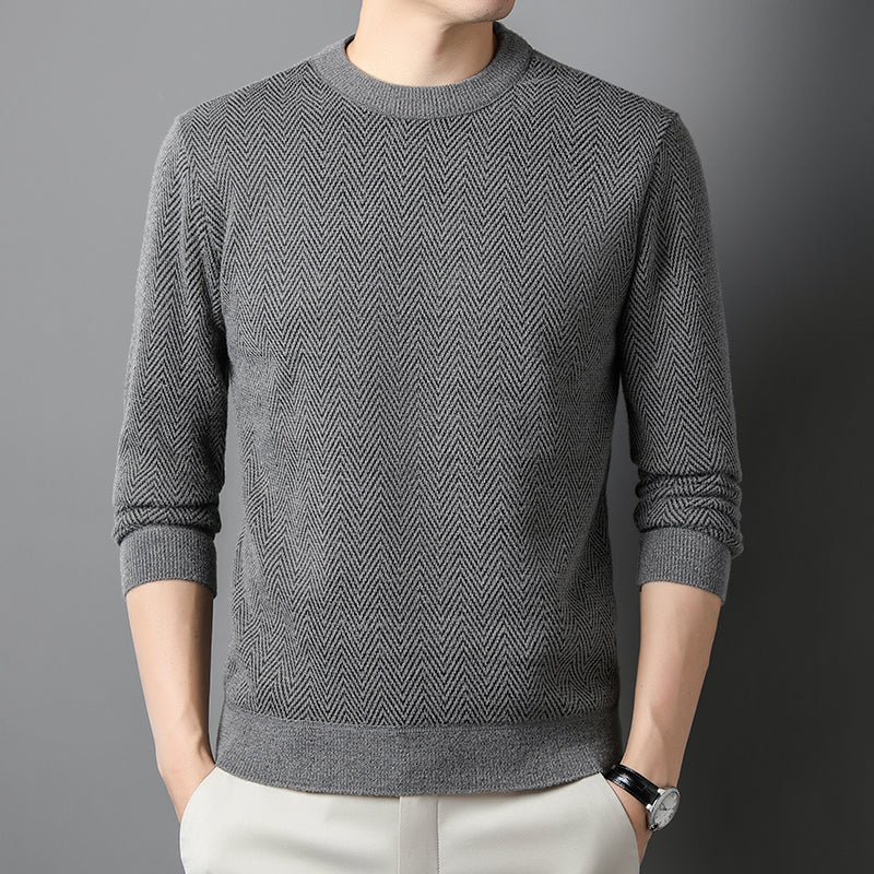 The Herringbone Wool Sweater