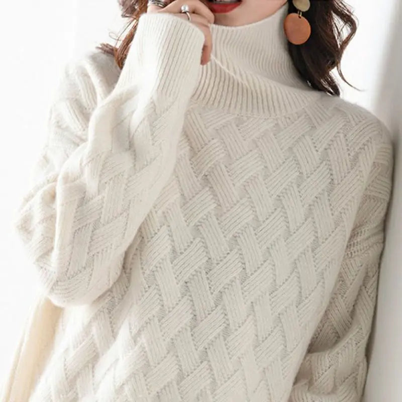 Camila Cashmere Turtleneck Sweater