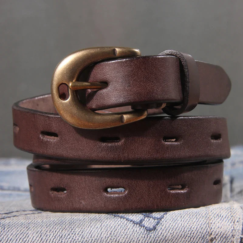 Angela Cowhide Leather Belt