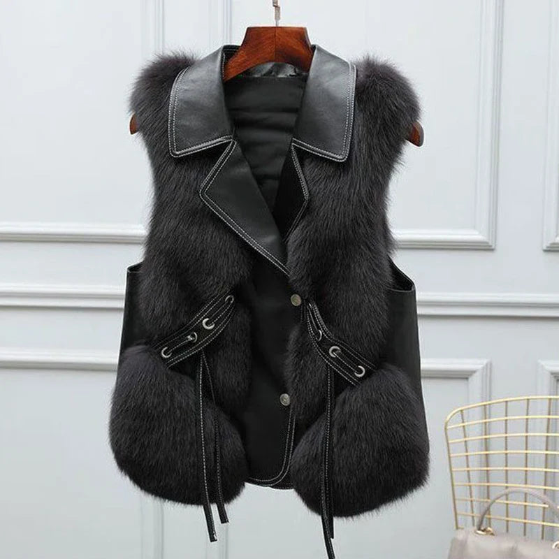 Sofia Faux Fur Vest