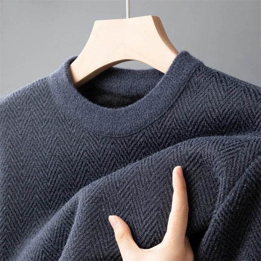 The Herringbone Wool Sweater