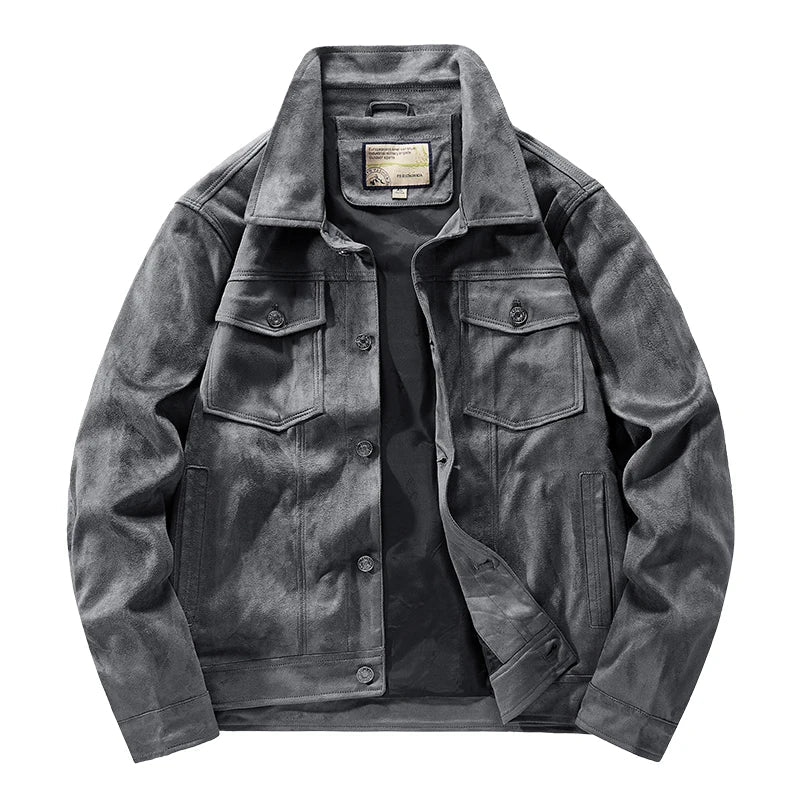 Sullivan Suede Cargo Jacket