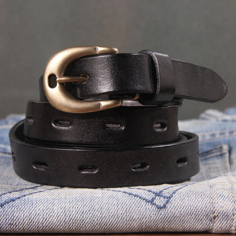 Angela Cowhide Leather Belt