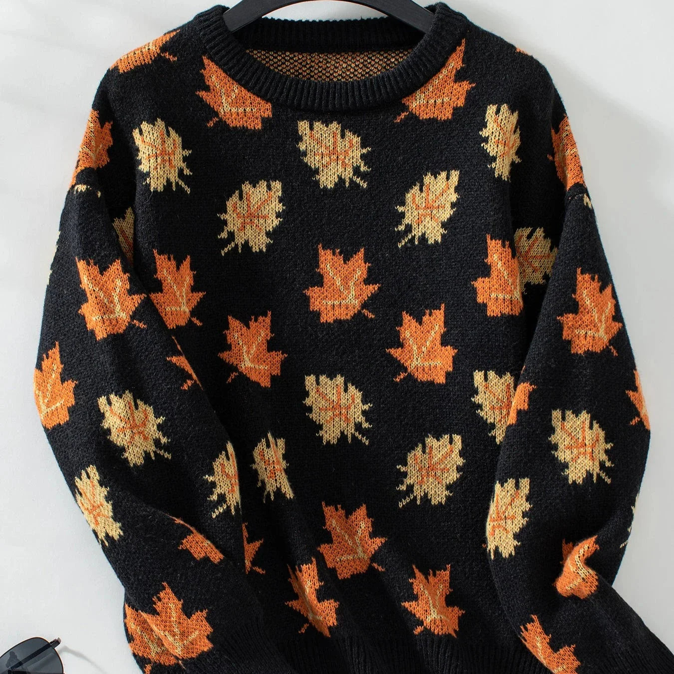 Lucy Maple Leaf Knit Sweater