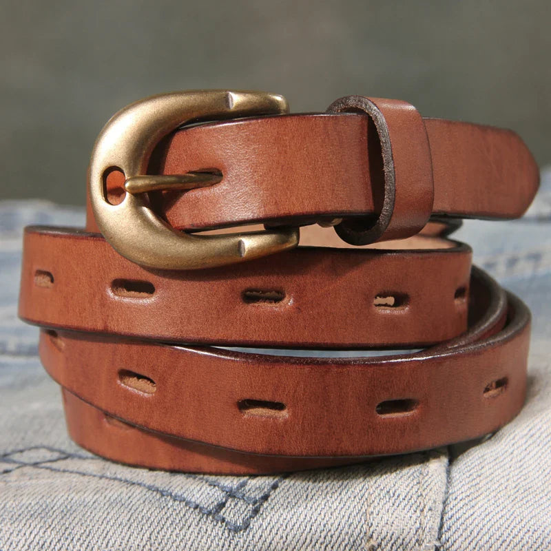 Angela Cowhide Leather Belt